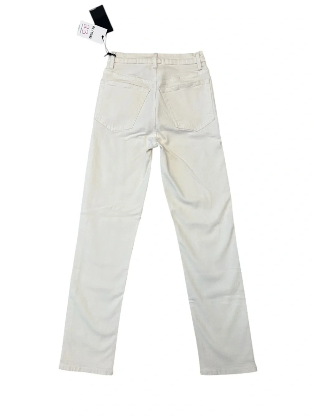 Re/Done Originals 70's Straight Jeans in Vintage White Women Size 23 NWT $250 - Picture 7 of 12